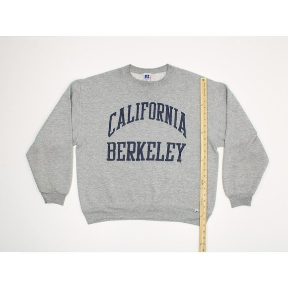VTG Russel Athletic Men's L Gray University of California Berkeley Sweatshirt - Picture 2 of 5